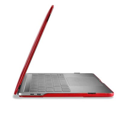 Кожаный чехол для MacBook Pro 13 (2016-2020) iCarer Vintage Leather Protective Case Red