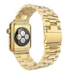 3-Bead Metal Band for Apple Watch 41/40/38 mm Gold