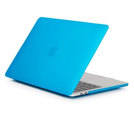 Чехол накладка Matte Hard Shell Case для Macbook Pro 16'' (2019) Soft Touch Light Blue