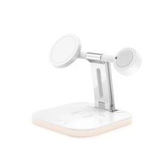 MagSafe Wireless Charger Station Dock 4in1 White
