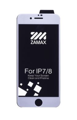 Захисне скло для iPhone 7/8 ZAMAX White 2 шт в комплекті