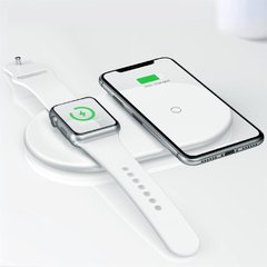 Бездротовий зарядний пристрій для iPhone + Apple Watch Baseus Smart 2in1 Wireless Charger
