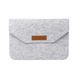 Чехол конверт ZAMAX из войлока для MacBook 13" Light Grey фото 1