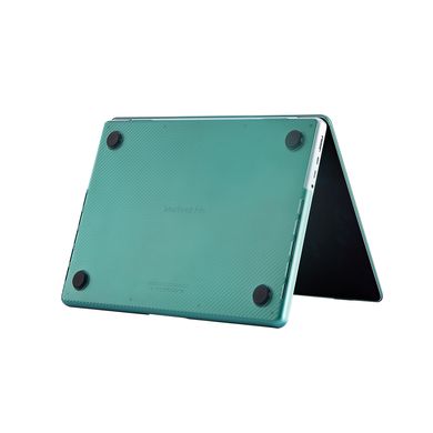 Чохол-накладка для MacBook Pro 13" ZM Carbon style Cyprus Green