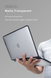 Чехол накладка для MacBook Pro 14.2" Zamax Soft Shield Protective Case - Grey&White фото 10