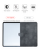 Чехол накладка для MacBook Pro 14.2" Zamax Soft Shield Protective Case - Grey&White фото 3