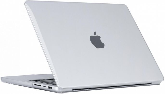Чехол накладка Hard Shell Case for MacBook Pro 14.2" (2021, 2023) Прозрачный