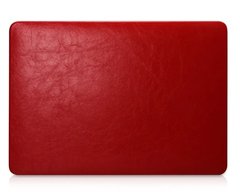 iCarer Vintage Leather Protective Case for MacBook Air 13 (2018-2020) Red