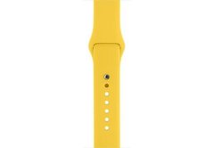 Ремінець для Apple Watch 38 / 40 / 41 mm Yellow Sport Band - S/M & M/L