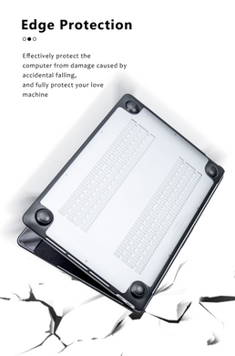 Чохол накладка для MacBook Pro 13" Zamax Soft Shield Protective Case - Black&White