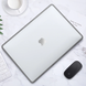 Чехол накладка для MacBook Pro 16.2" Zamax Soft Shield Protective Case - Grey&White фото 6