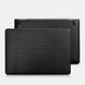 Шкіряний чохол для MacBook Pro 13" (2016-2020) iCarer Real Leather Woven Pattern Series Case Black фото 2