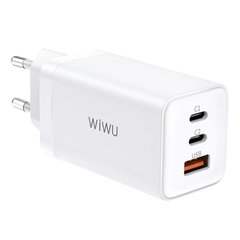 Зарядное устройство WIWU GaN Tech Charge 2xType-C+USB 65W