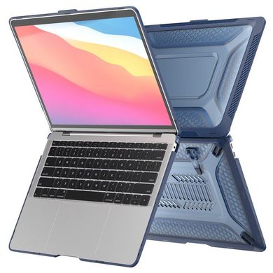 Mecha Shockproof Case for MacBook Air 13'' (2018-2020) - Blue