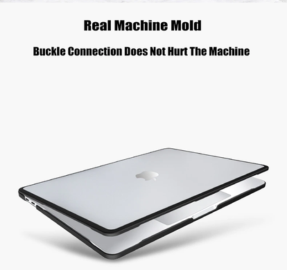 Чехол накладка для MacBook Pro 13" Zamax Soft Shield Protective Case - Grey&White