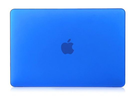 Чехол накладка Matte Hard Shell Case для Macbook Pro 13.3" 2016-2020 Soft Touch Blue