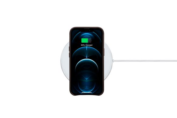 Кожаный чехол iCarer для iPhone 13 Pro Max - Coffee