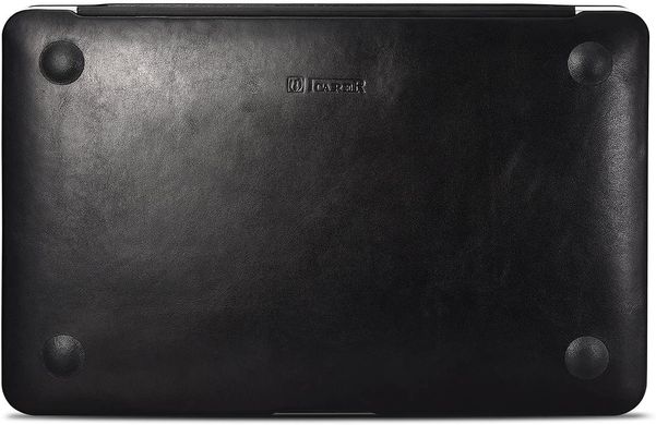 iCarer Vintage Leather Protective Case for MacBook Pro 13 (2016-2020) Black