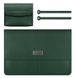 Чехол папка для MacBook Pro | Air 13 Zamax MacKeeper Leather Sleeve - Green фото 3