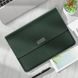 Чехол папка для MacBook Pro | Air 13 Zamax MacKeeper Leather Sleeve - Green фото 1