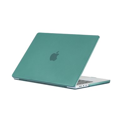 Чохол-накладка для MacBook Air 13" ZM Carbon style Cyprus Green