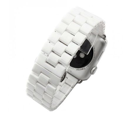 Ремешок для Apple Watch 41/40/38 mm Ceramic Band 3-bead White