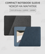 Папка-чехол для MacBook 13"-14" Mutural Slim Compact Sleeve &mdash; Черный (Black) фото 4