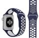 Ремешок для Apple Watch 45/44/42 mm Blue/White Nike Sport Band фото 2