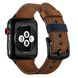 Leather Loop 7-Design for Apple Watch 41/40/38 mm Brown