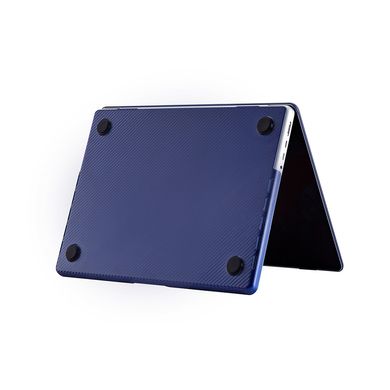 Чохол-накладка для MacBook Air 13" ZM Carbon style Blue