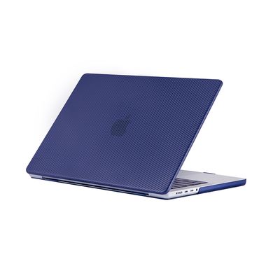 Чехол-накладка для MacBook Air 13" ZM Carbon style Blue