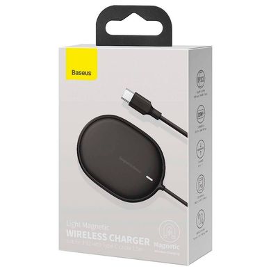 Беспроводное зарядное устройство для iPhone 13/12 Baseus Light Magnetic Wireless Charger Black