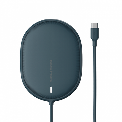 Бездротовий зарядний пристрій для iPhone 13/12 Baseus Light Magnetic Wireless Charger Blue