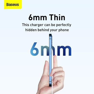 Baseus Light Magnetic Wireless Charger for iPhone 13/12 Blue