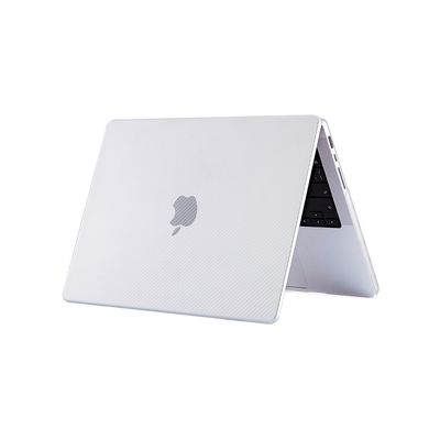 Чехол-накладка для MacBook Pro 14.2" ZM Carbon style White