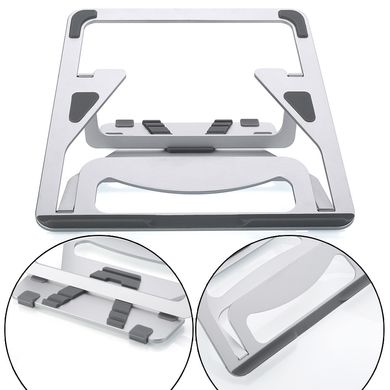 Подставка для ноутбука MacBook WiWU Lohas Laptop Stand S100 Silver