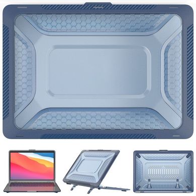 Противоударный чехол для MacBook Air 15.3" (2023) Mecha Shockproof Case Blue