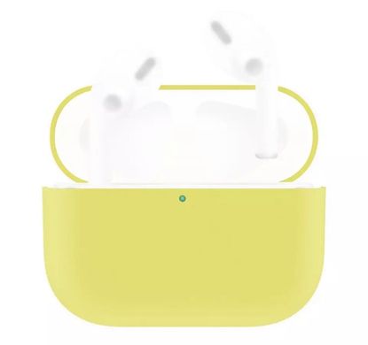 Сіліконовий чохол для Apple AirPods Pro - Silicone Case Yellow
