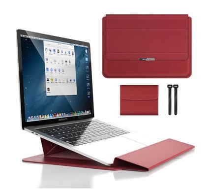 Zamax EcoLux Mac Standfolio for MacBook Pro | Air 13" - Red