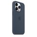 iPhone 14 Pro Silicone Case with MagSafe - Storm Blue фото 3