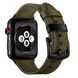 Leather Loop 7-Design for Apple Watch 42/44 /45 mm Olive