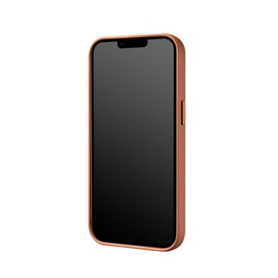Чехол с кожи Nappa iCarer для iPhone 13 Pro - Brown