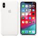 Silicone Case iPhone XS - White фото 3