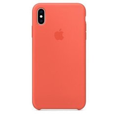 Silicone Case iPhone XS - Nectarine