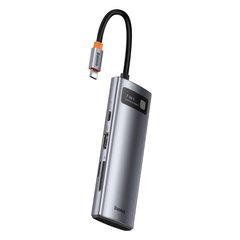 USB-C Хаб Baseus Metal Gleam Series 7-in-1 Multifunctional Type-C HUB Docking Station