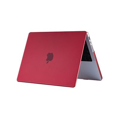 Чехол-накладка для MacBook Pro 14.2" ZM Carbon style Red