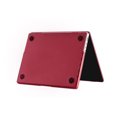 Zamax Carbon style Case for MacBook Pro 14.2" Red