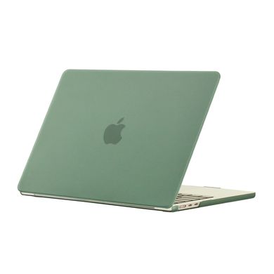 Чехол накладка Hard Shell Case для Macbook Air 13.6" M2 2022 Soft Touch Cyprus Green