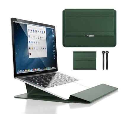 Папка с подставкой Zamax EcoLux Mac Standfolio для MacBook Pro 14.2" | Air 13.6" - Green