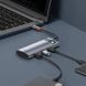 USB-C Хаб Baseus Metal Gleam Series 7-in-1 Multifunctional Type-C HUB Docking Station фото 4